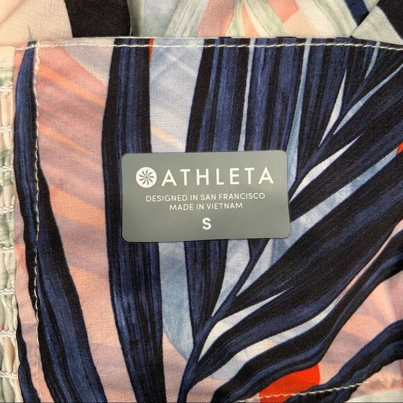 Sz Small Athleta Halter Light weight Patterned Dress - Picture 9 of 9